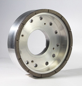 Photovoltaic grinding wheel